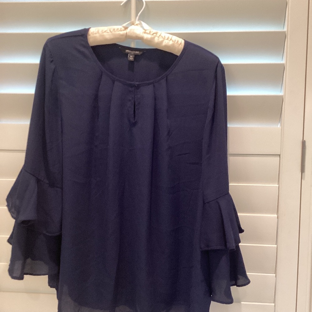 Banana republic women’s xl navy blouse